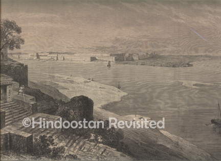 /data/Original Prints/Topography Views, City Views, Landscapes/THE FORT OF ALLAHABAD AND JUNCTION OF THE JUMNA WITH GANGES.jpg